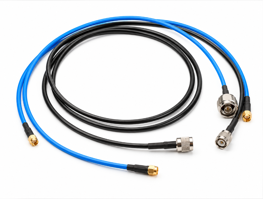 Flexible RF coaxial cable assemblies